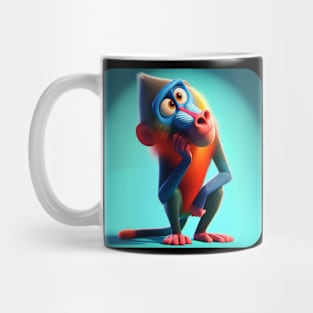 Animals, Insects and Birds - Baboon #57 Mug